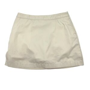 Adidas Golf Skort Sz 8 Skirt With Shorts Stretch Tan Pockets Athletic Sporty